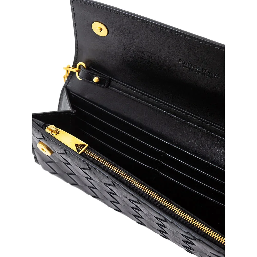 Bottega Veneta Mini Bag Wallet on Chain in Intreccio Leather - Picture 5 of 7